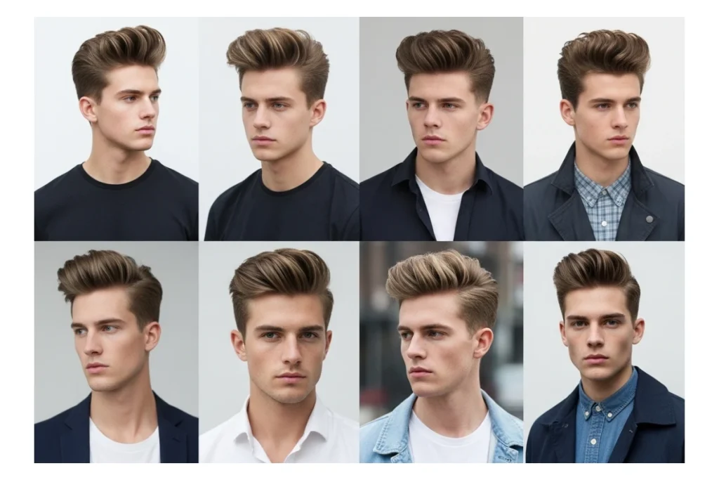 Modern Undone Pompadour Styles