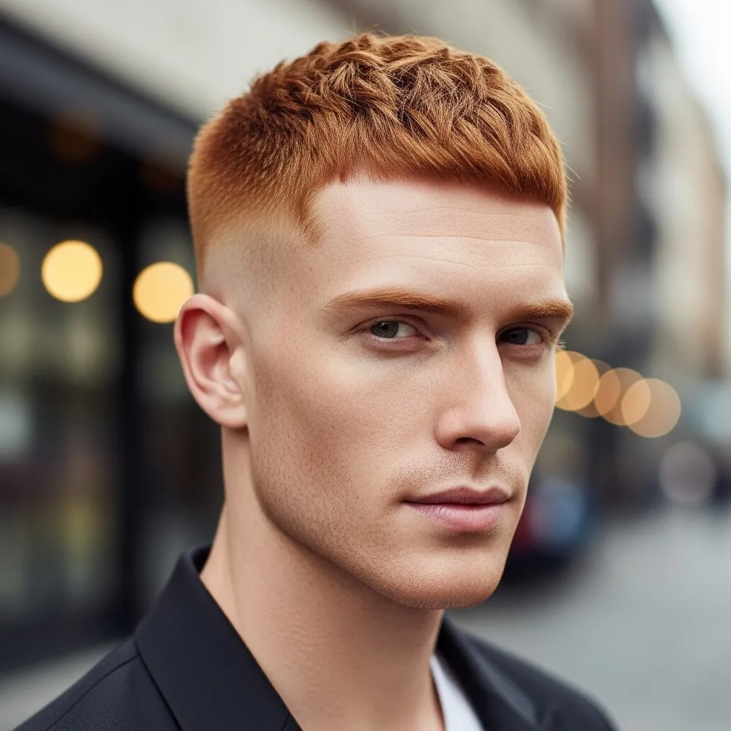 Buzz Cut with Sharp Edges
