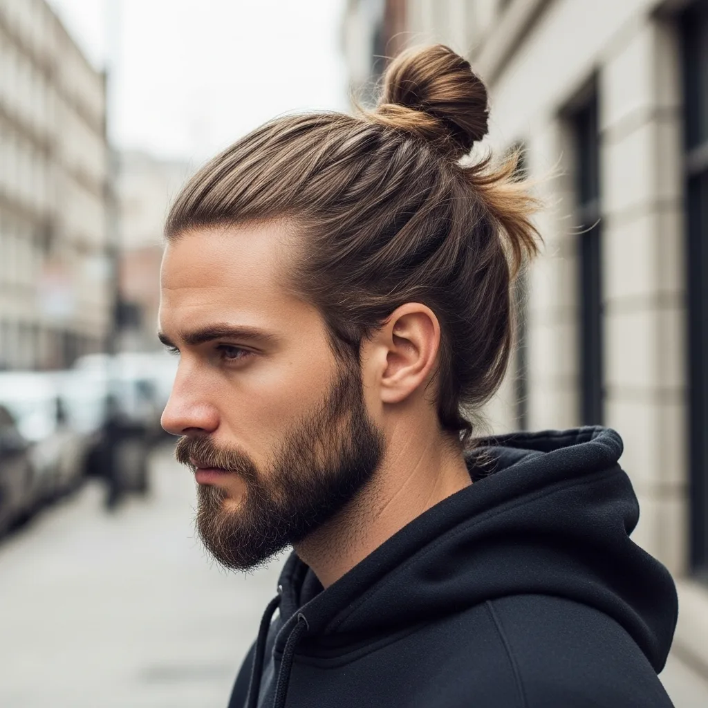 High Top Man Bun