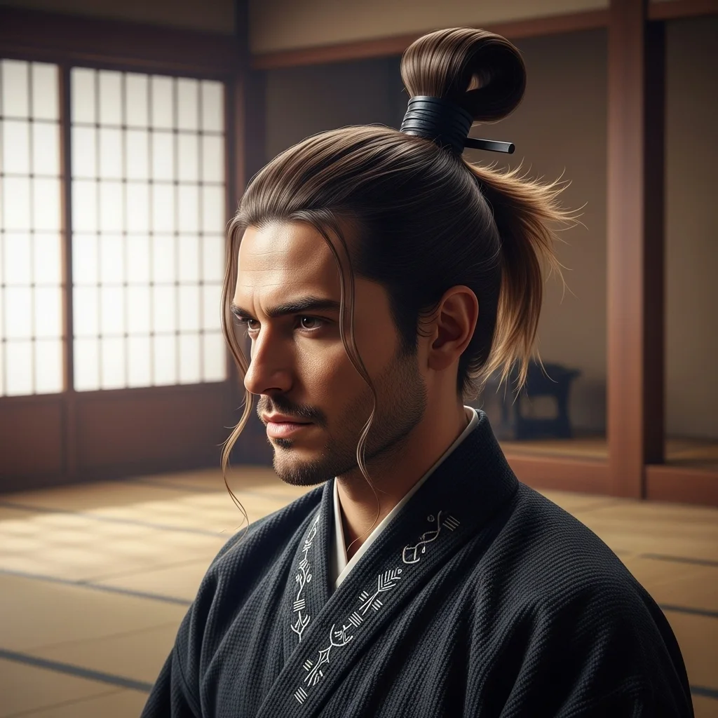 Samurai-Inspired Bun