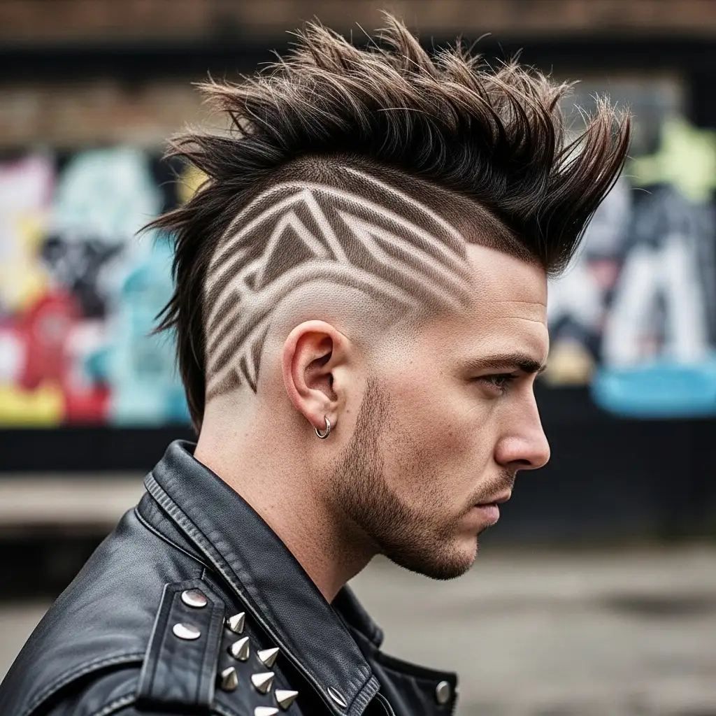 Shaved Patterns with Punk Edge