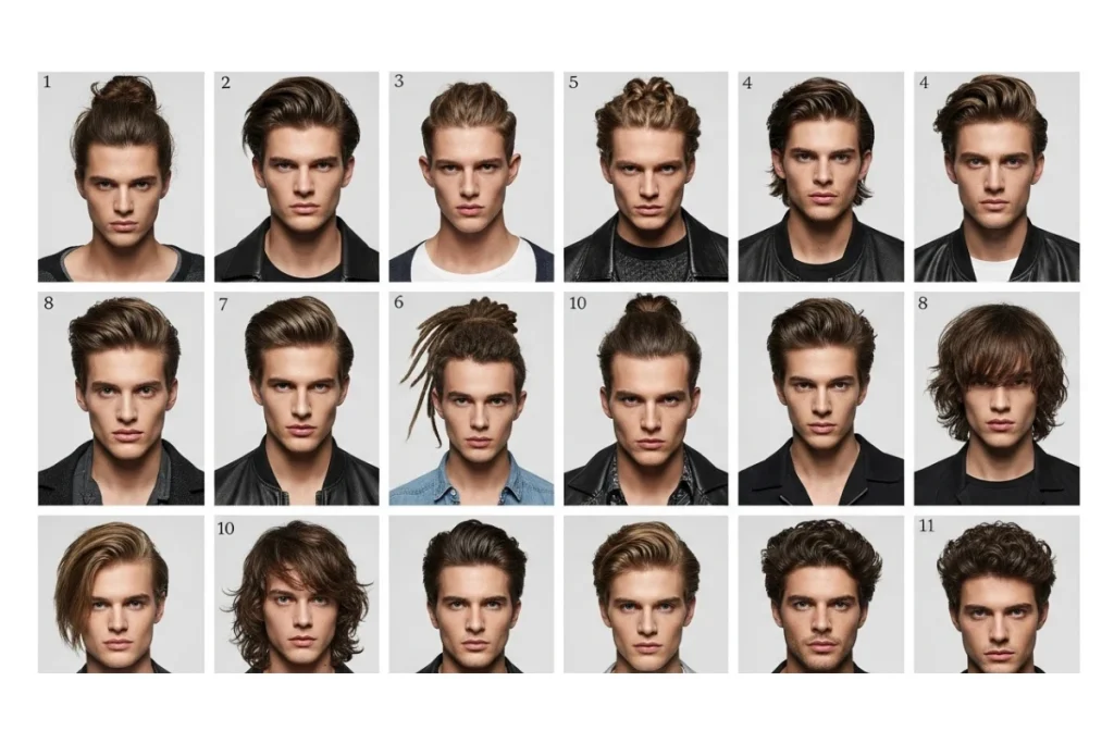 Modern Long Hairstyles for Men
