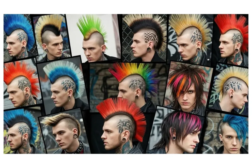 punk-inspired hairstyles for men