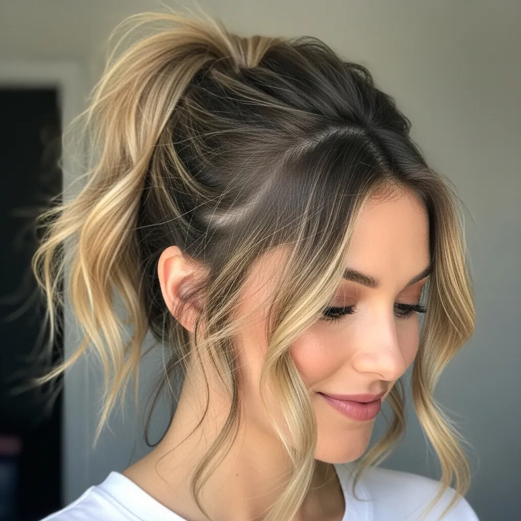 Half-Up Ponytail