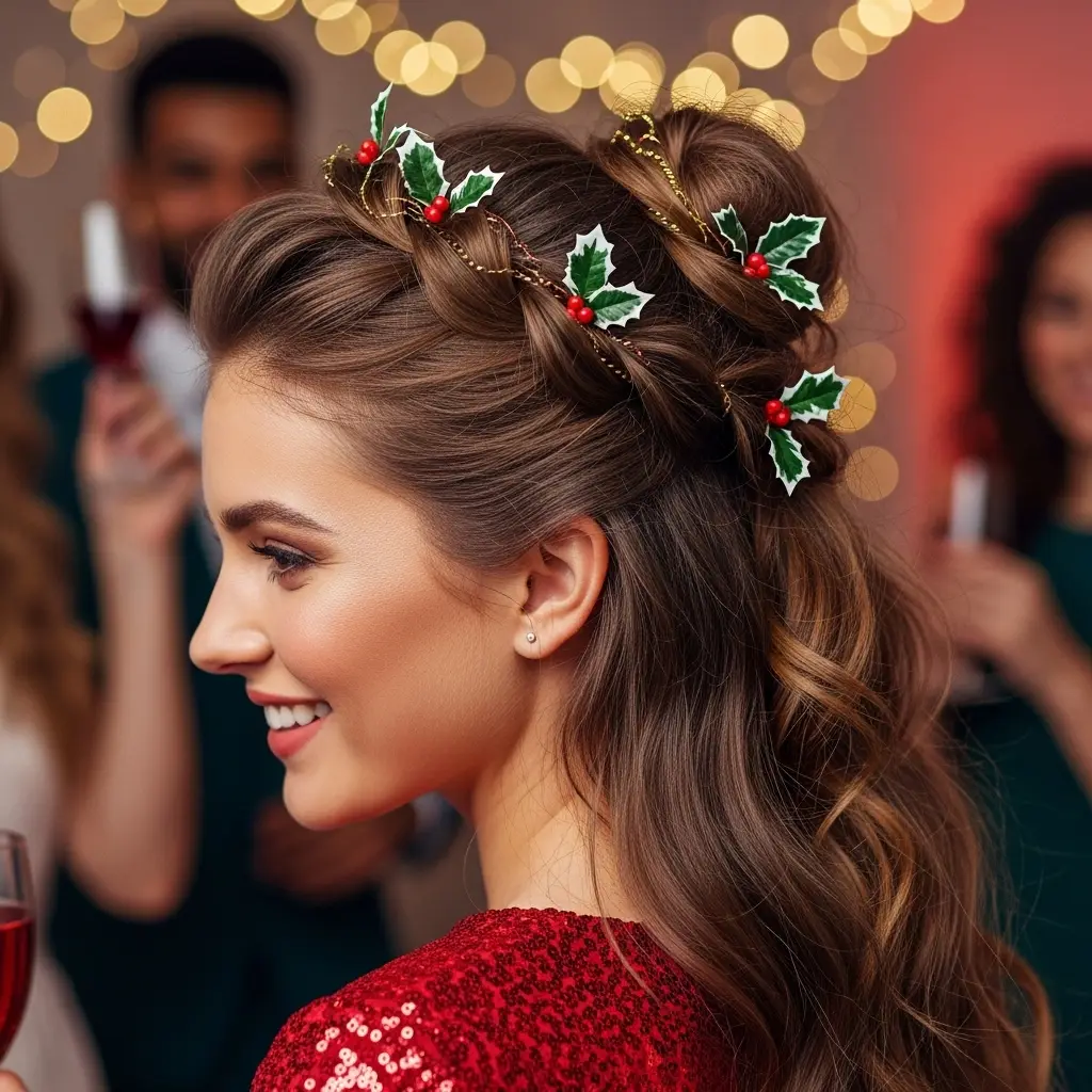 Half-Up Twisted Crown