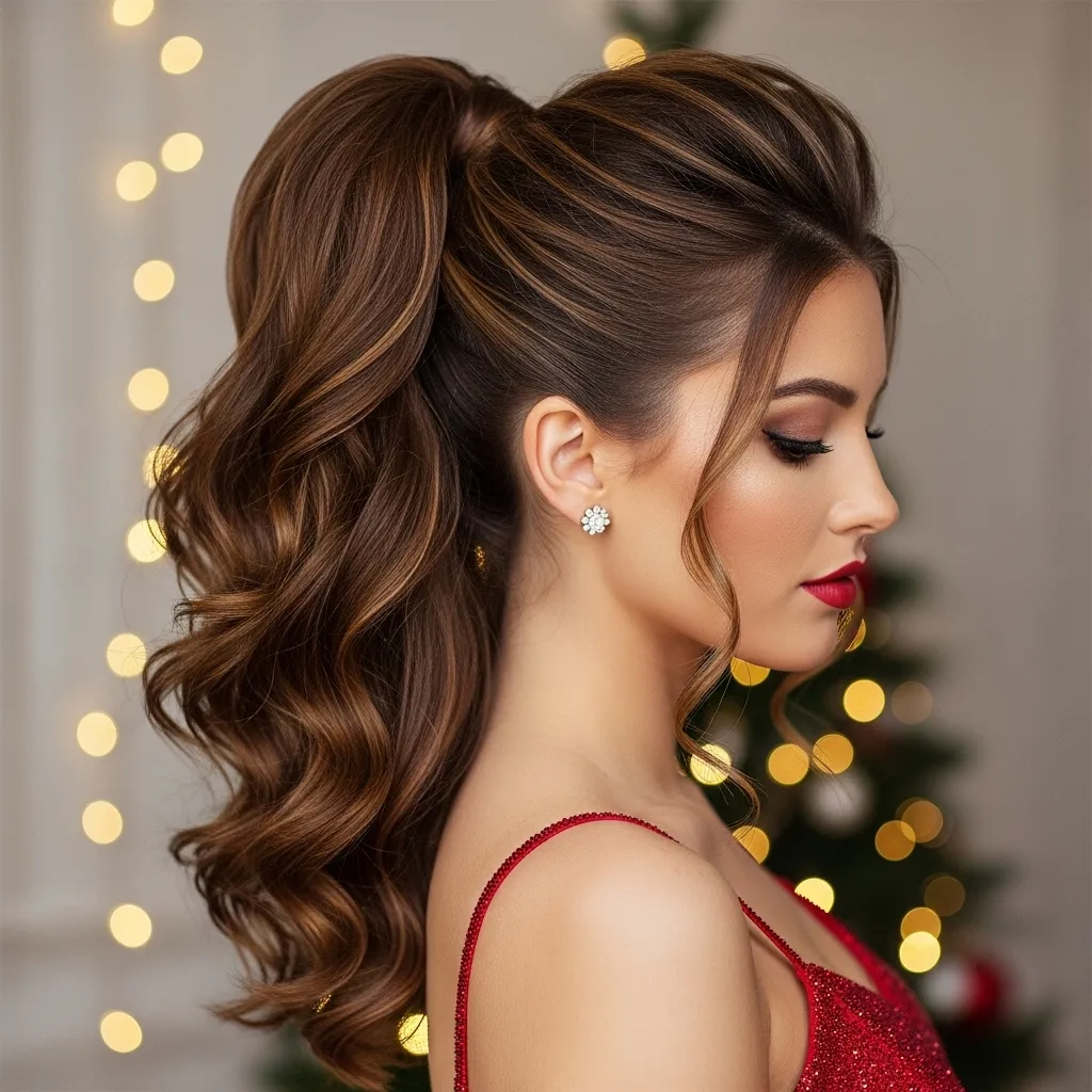 High Ponytail with Volume