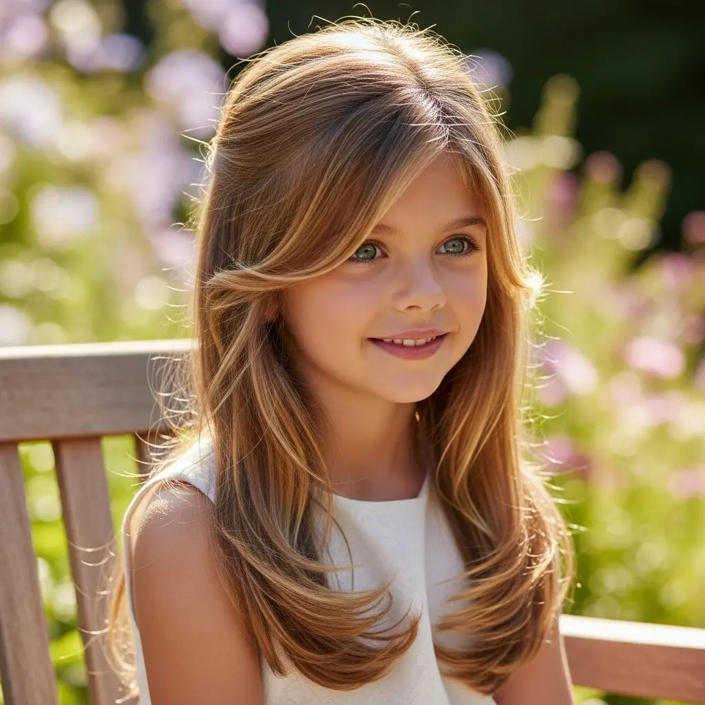 Long Hair with Face-Framing Layers