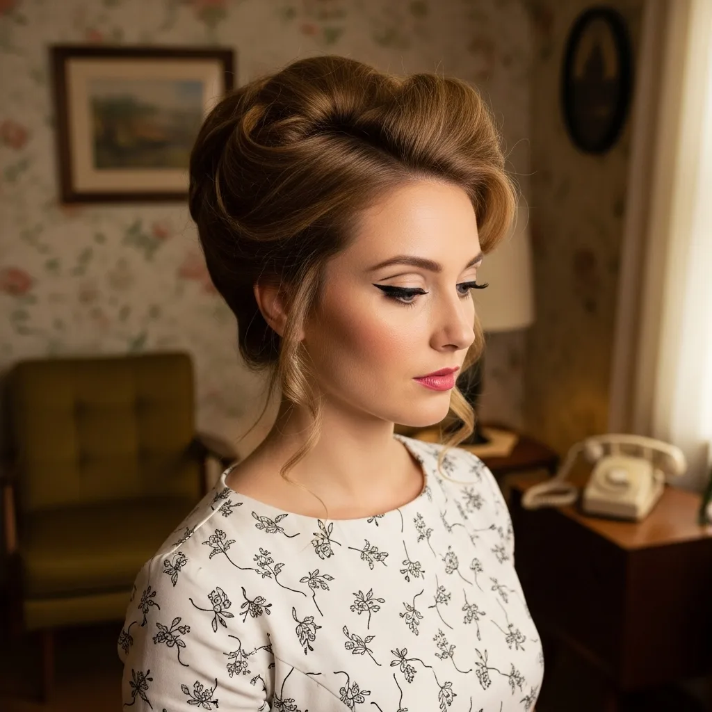 Loose Retro Updo