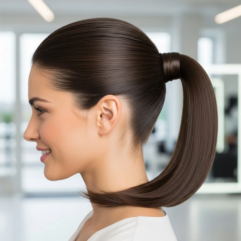 Low Sleek Ponytail