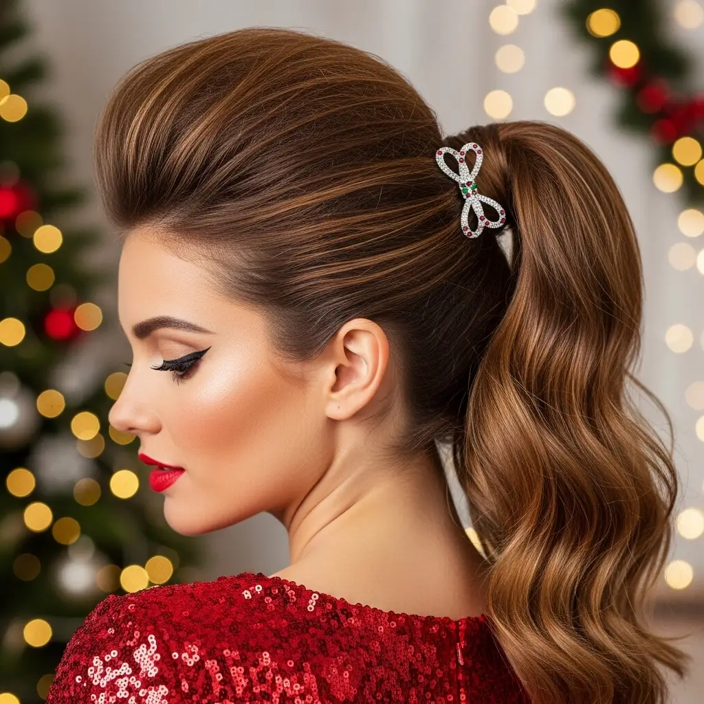 Retro Bouffant Ponytail