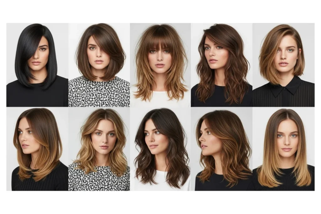 lob haircut for women