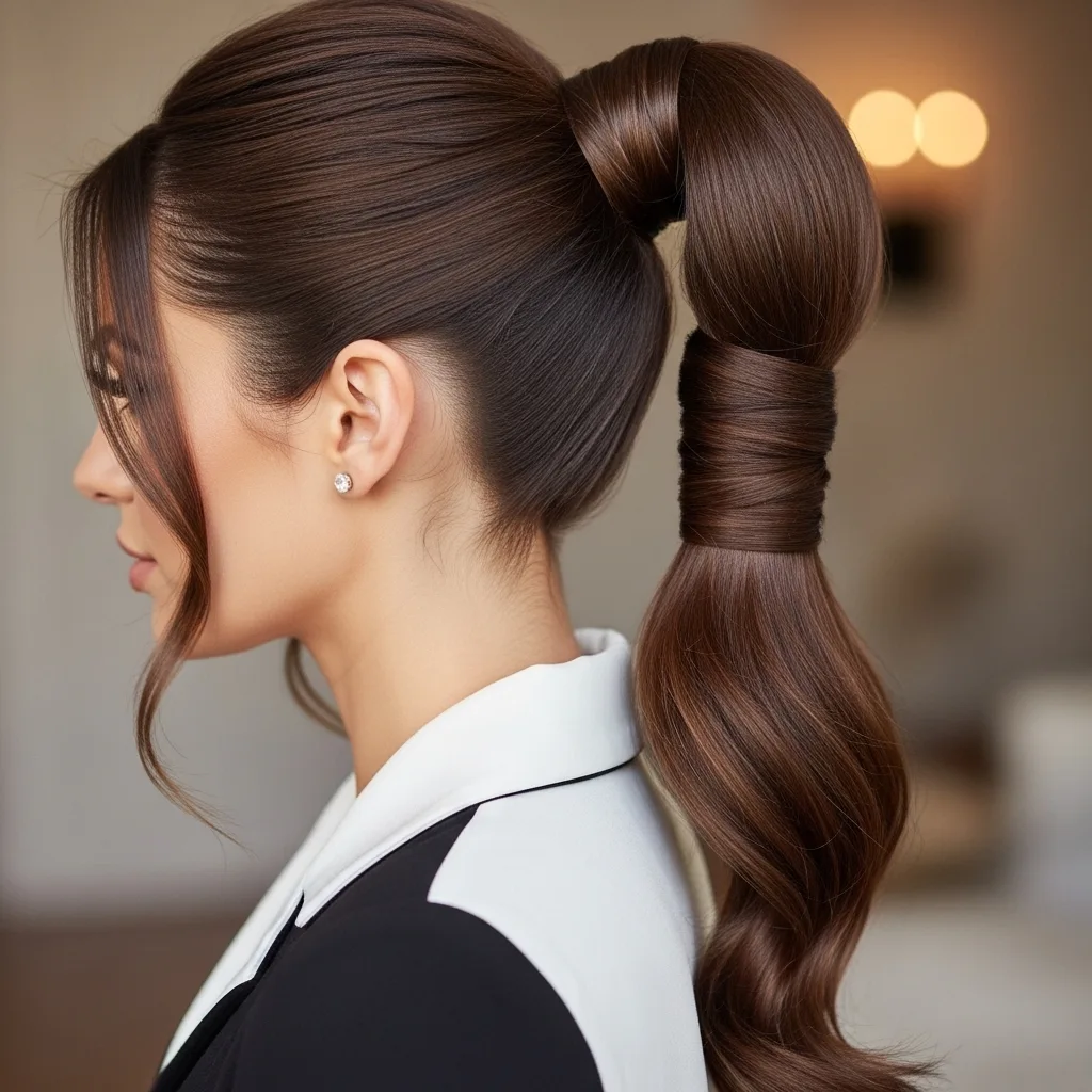Wrapped Ponytail