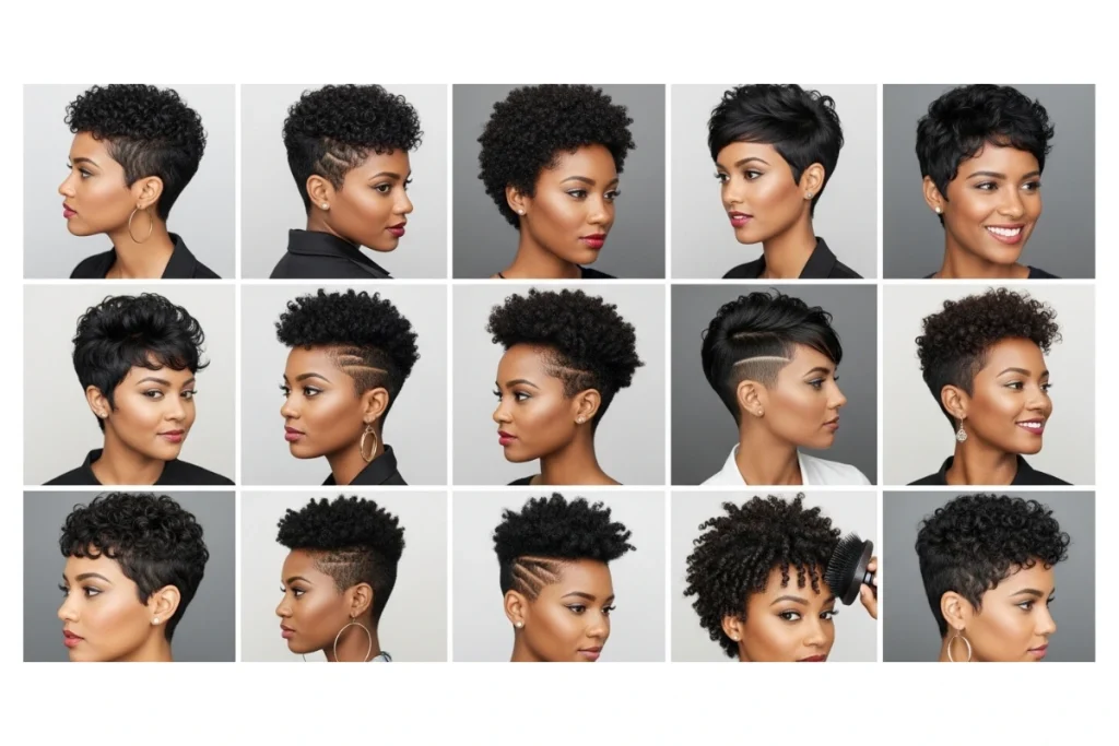 Short Afro Hairstyles for Women