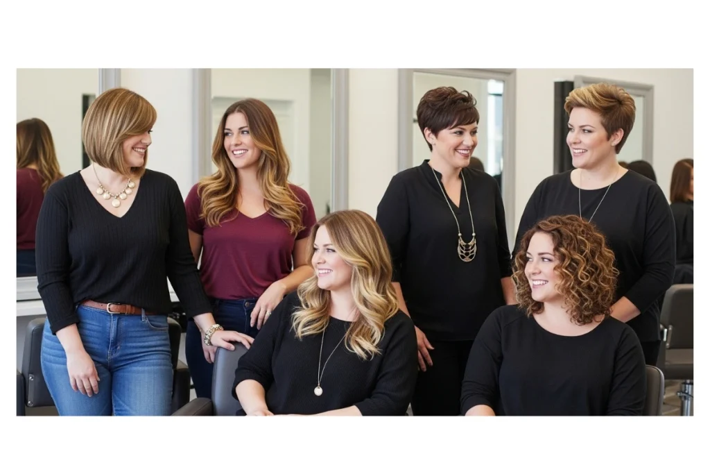 hairstyles for plus size women