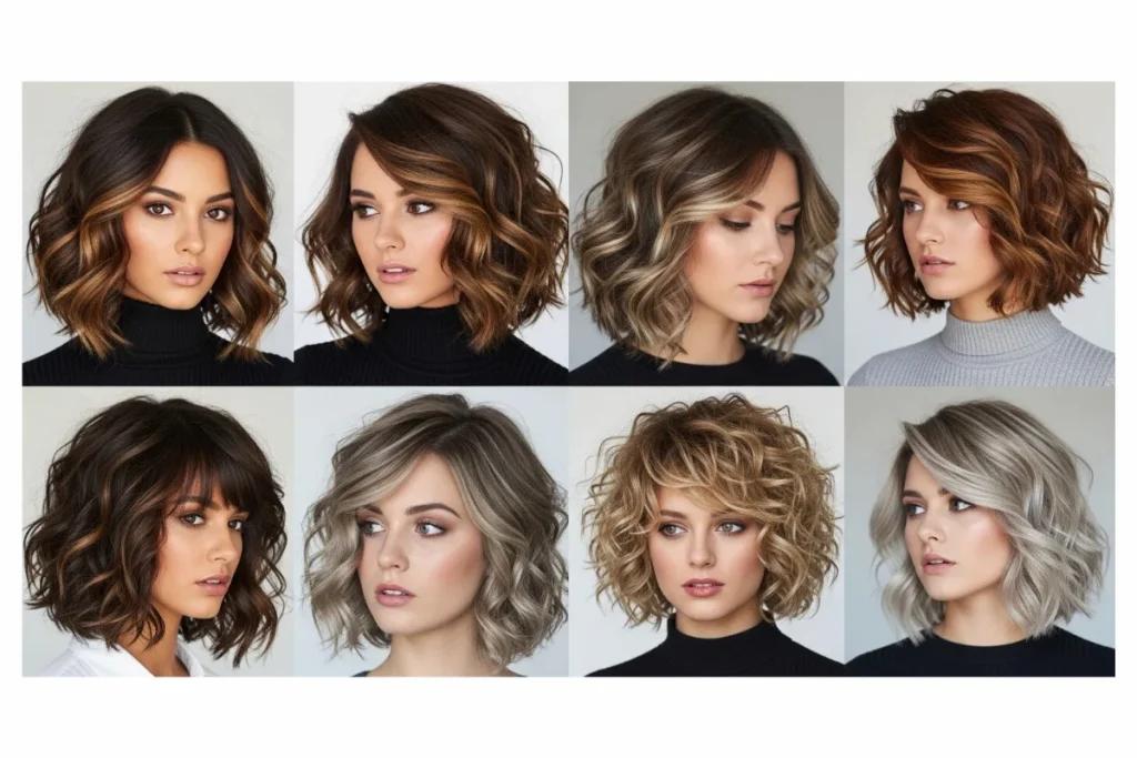 Bob Curly Hairstyles for Women