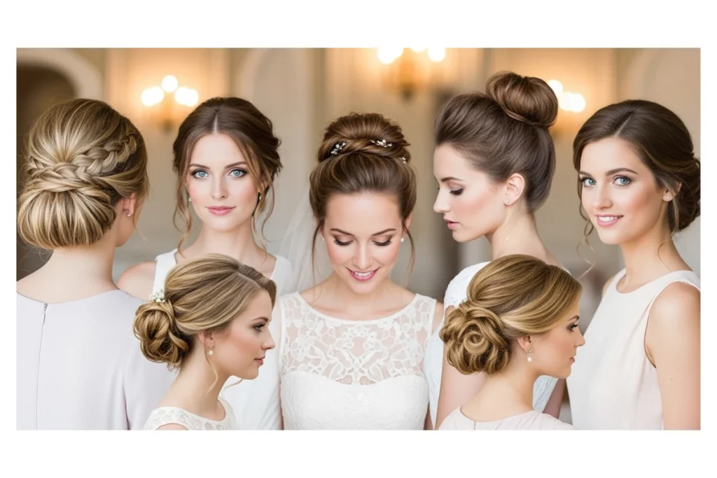 Bridesmaid Updo Hairstyles for Women with Thin Hair