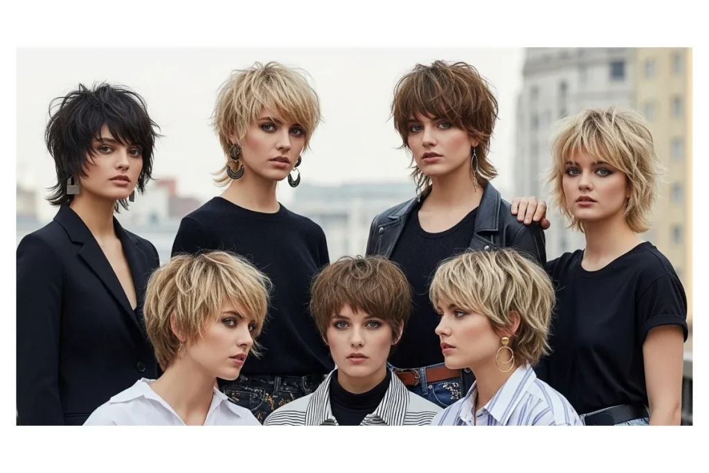 Stylish Short Wolf Hairstyles for Women