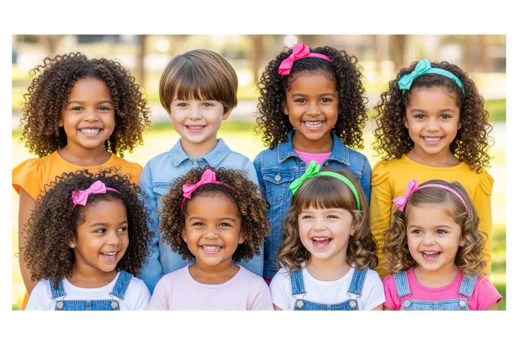 Curly Hairstyles for Kids Girls