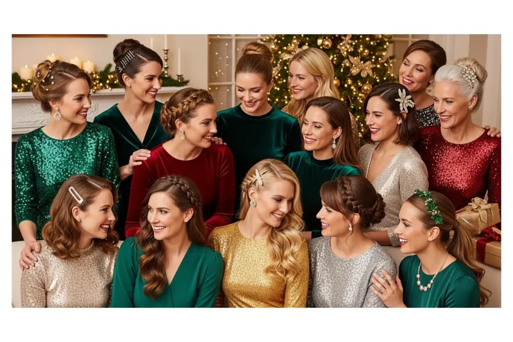Christmas Party Hairstyle Ideas