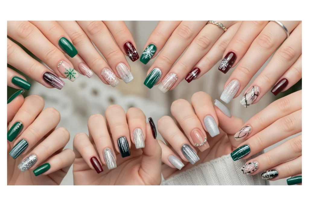 Winter Acrylic Nail Designs