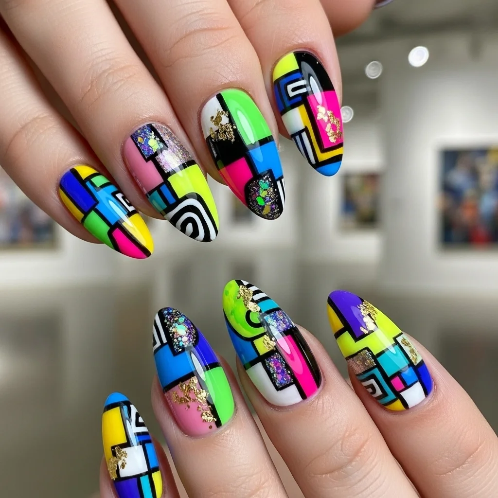 Abstract Art Nails