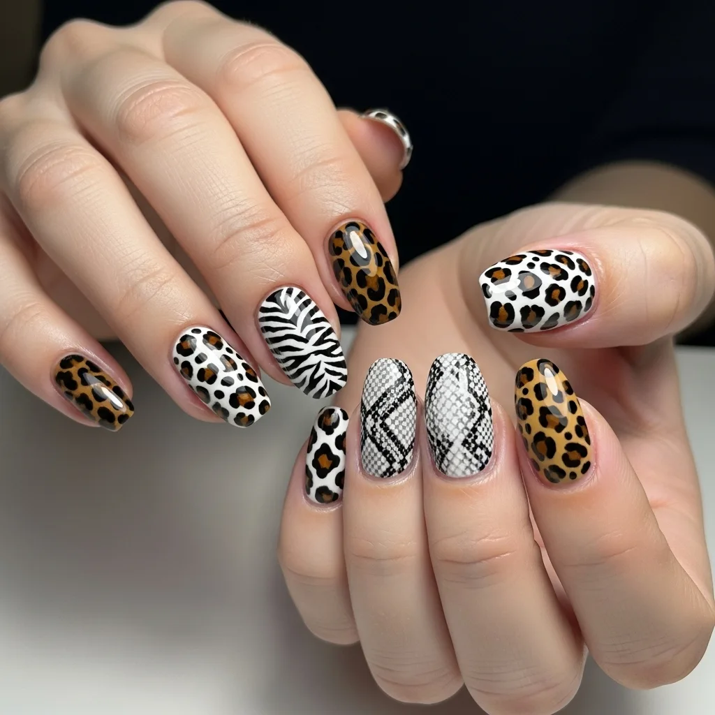 Animal Print Nails