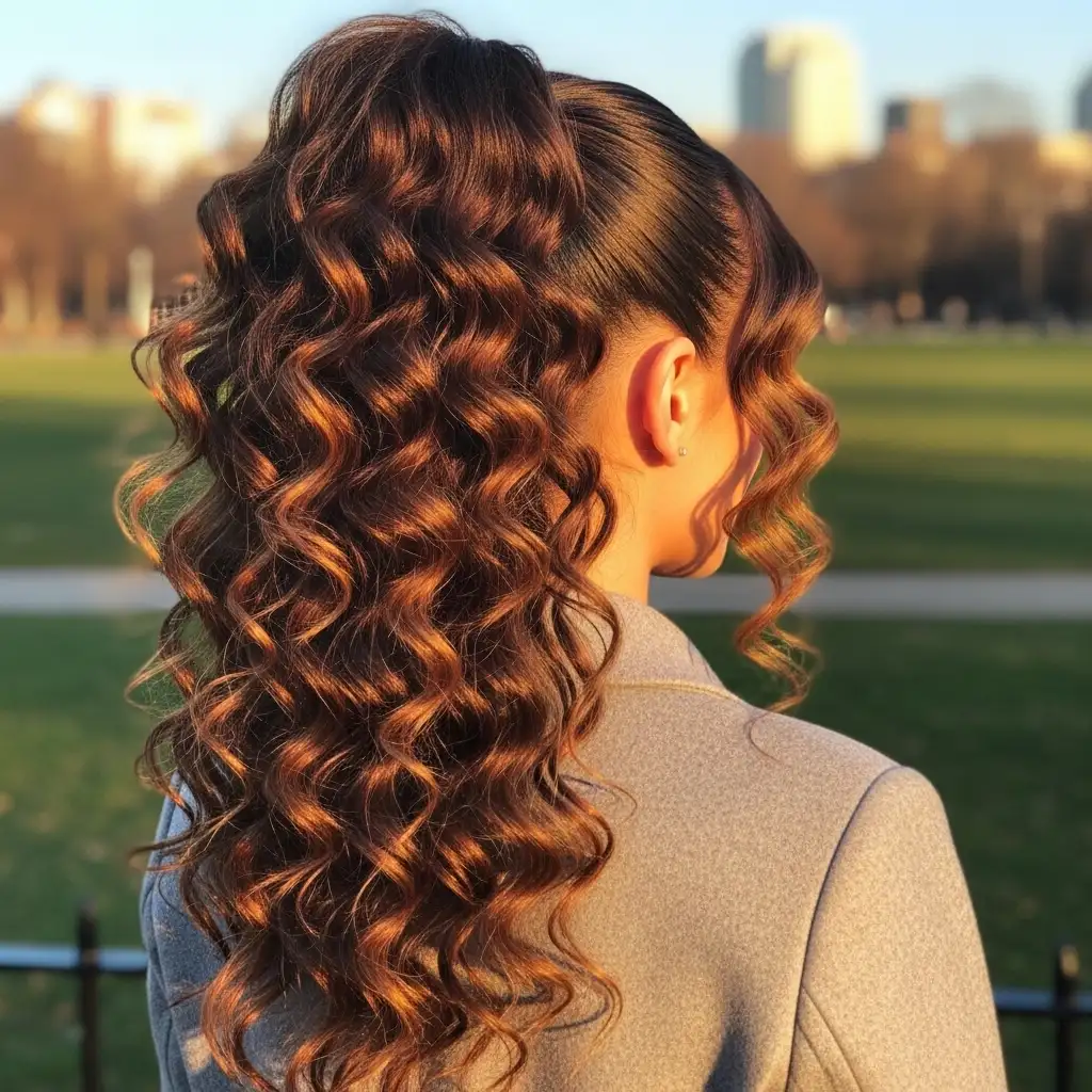 Curly High Ponytail
