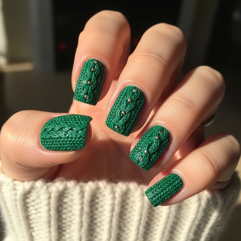 Emerald Green Knit Designs
