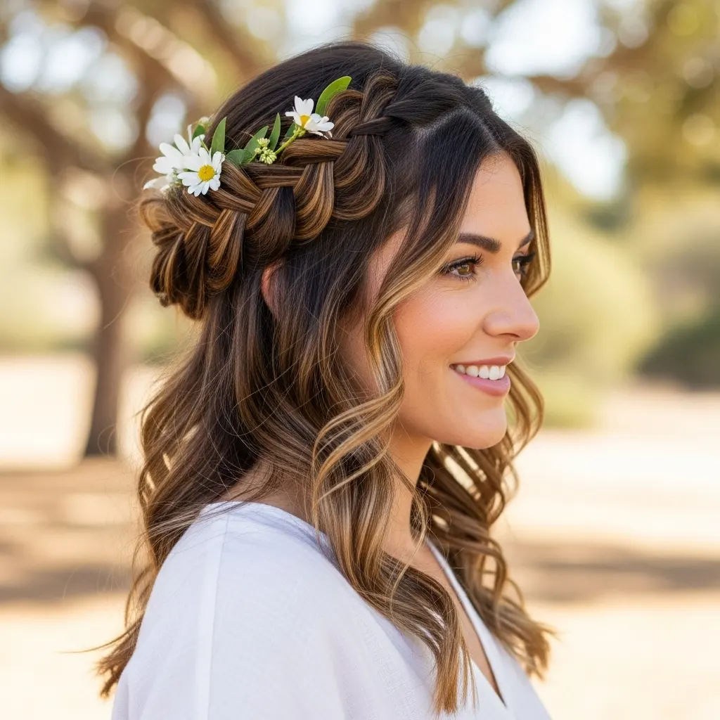 Half-Up Boho Braid for Casual Days