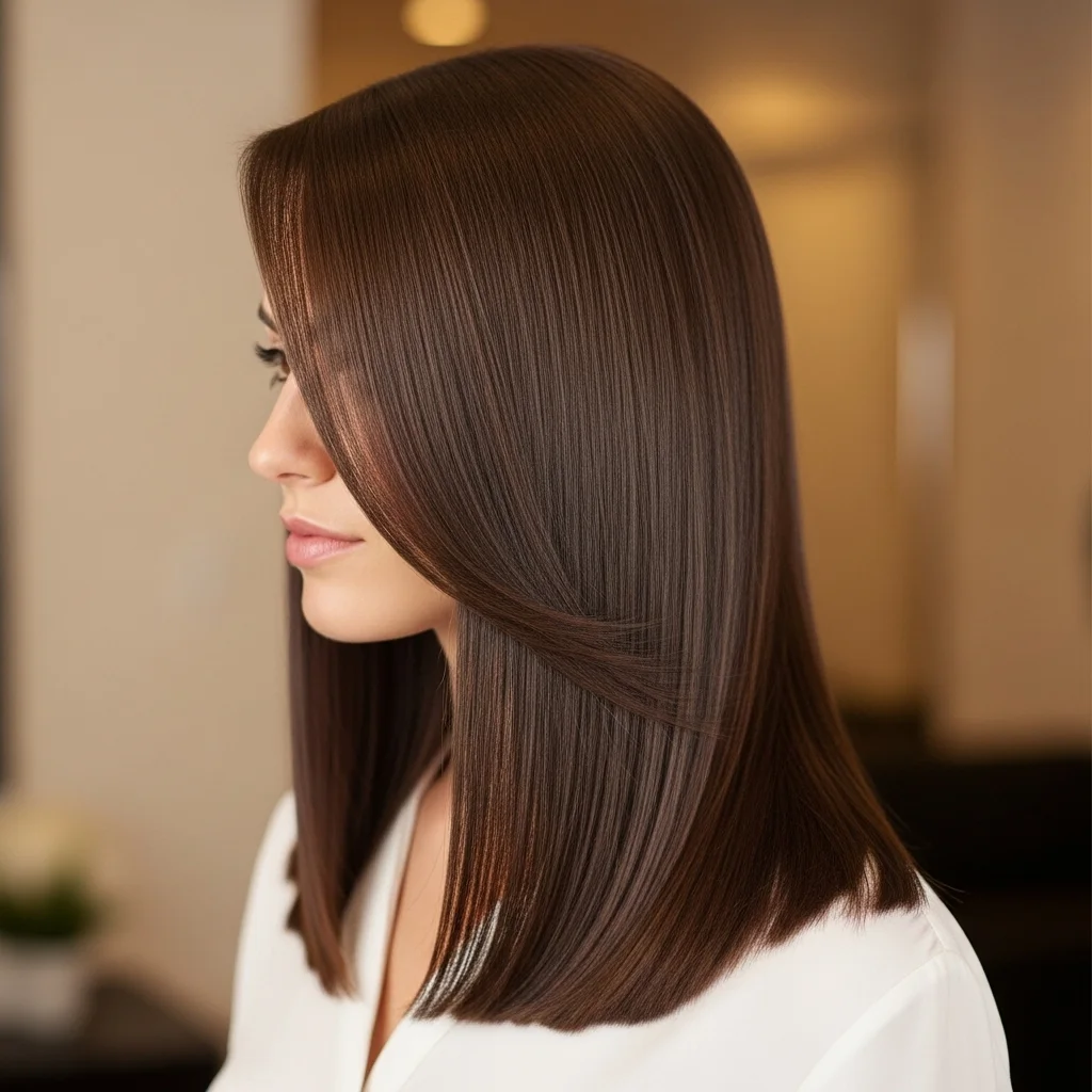 Long Hair with Blunt Ends