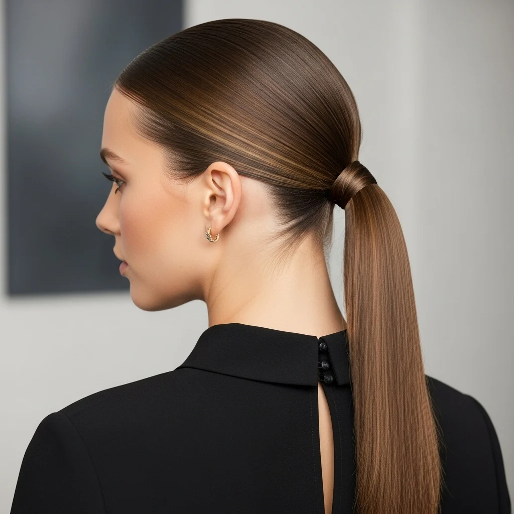 Low Textured Ponytail