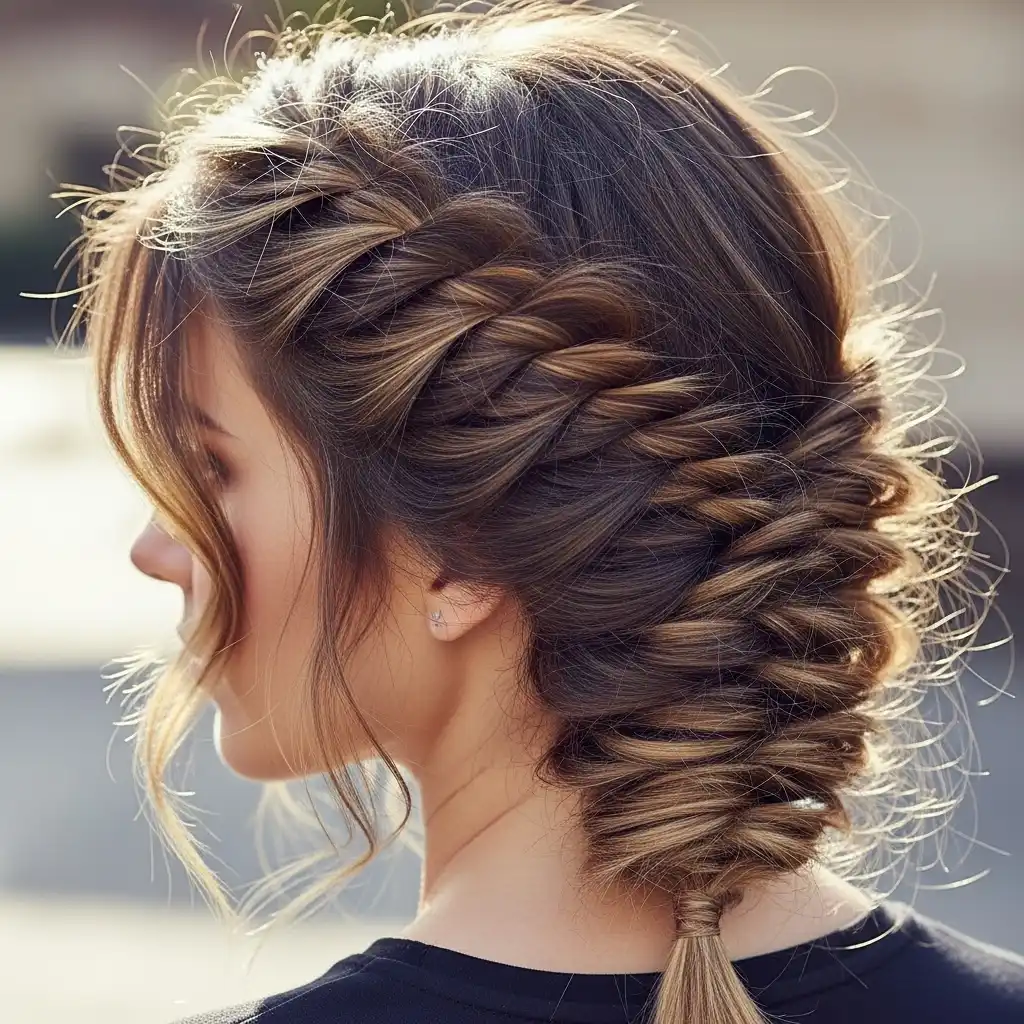 Messy Side Fishtail