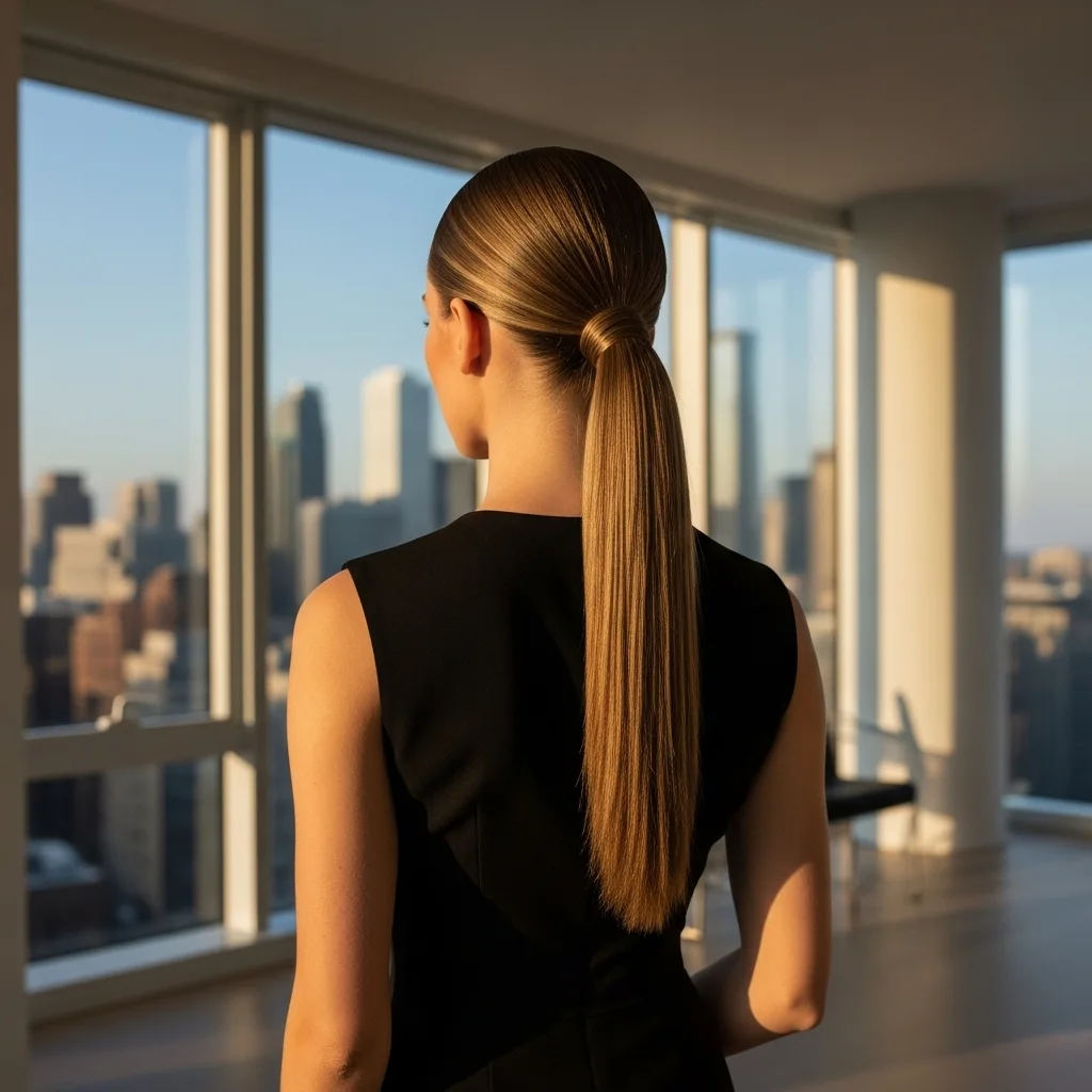 The Low Sleek Ponytail