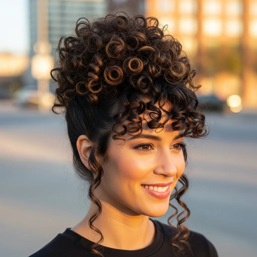 The Quick Curly Puff