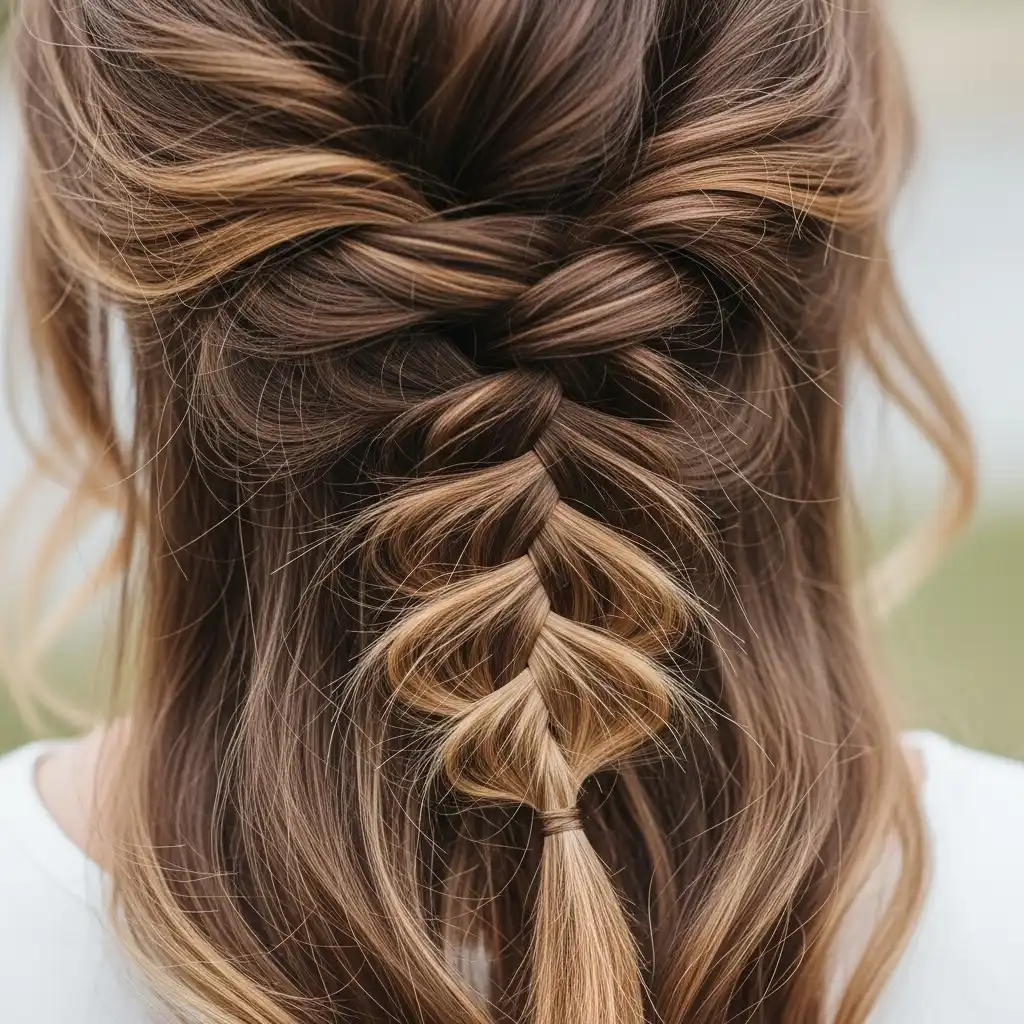 Waterfall Braid for Soft, Cascading Texture