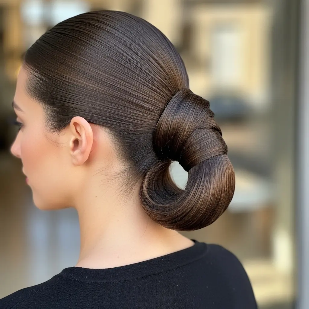 Wrapped Ponytail for a Polished Finish