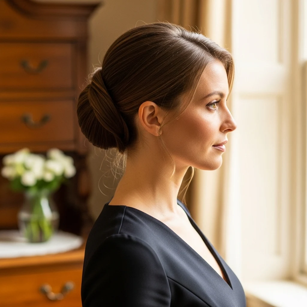 Medium Hair French Twist