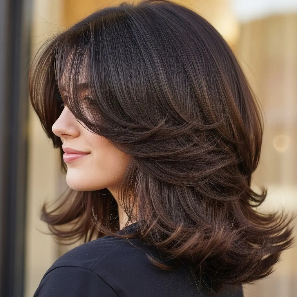 Butterfly Haircut for Thick Hair