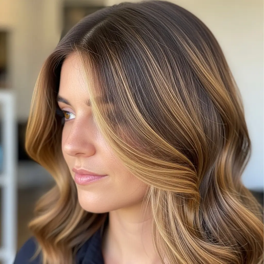 Espresso Brown with Warm Highlights