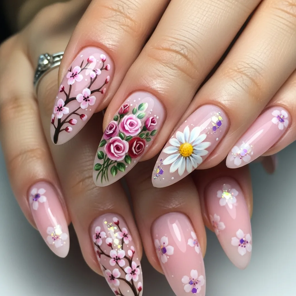 Floral Nail Art