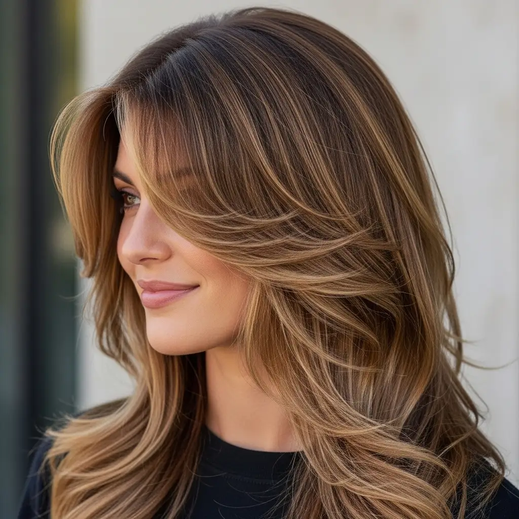 Long Layers with Face-Framing Pieces