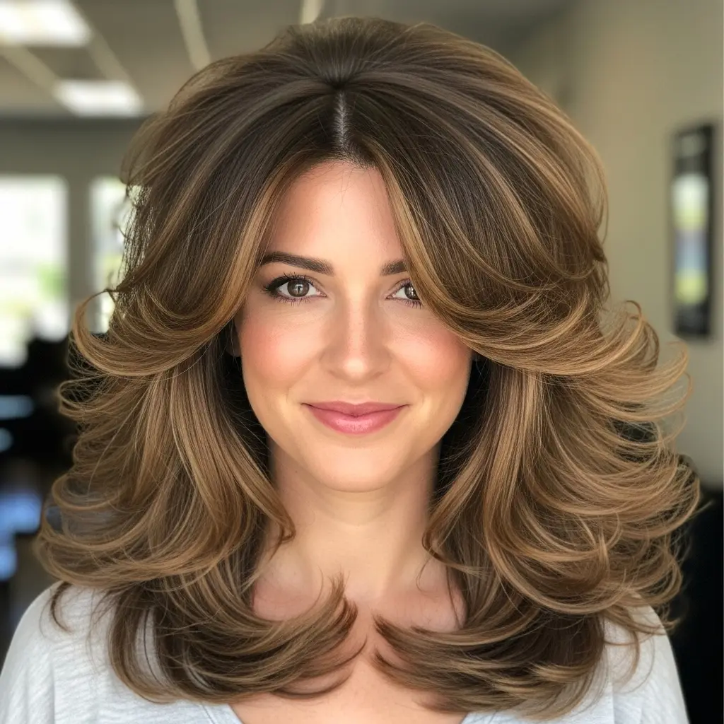 Voluminous Long Butterfly Cut