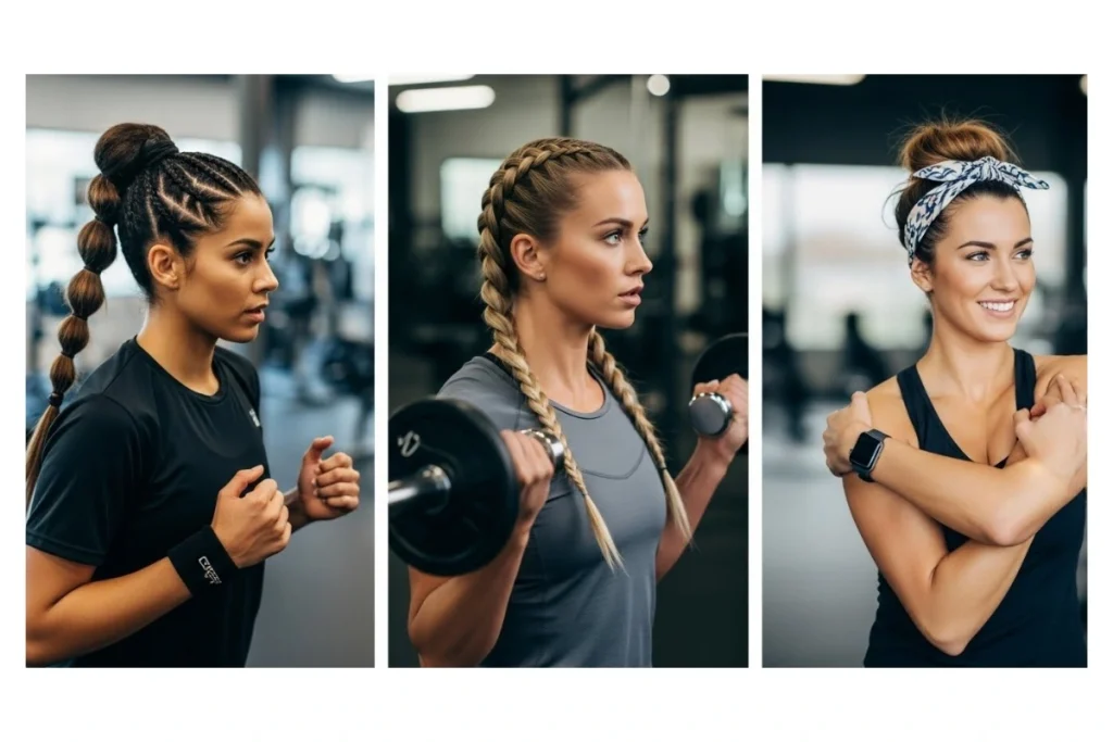Gym Hairstyles for women