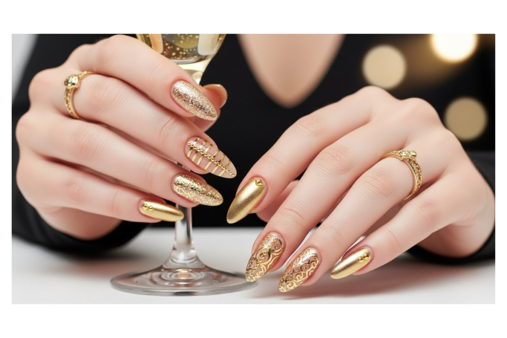 Gold Nails