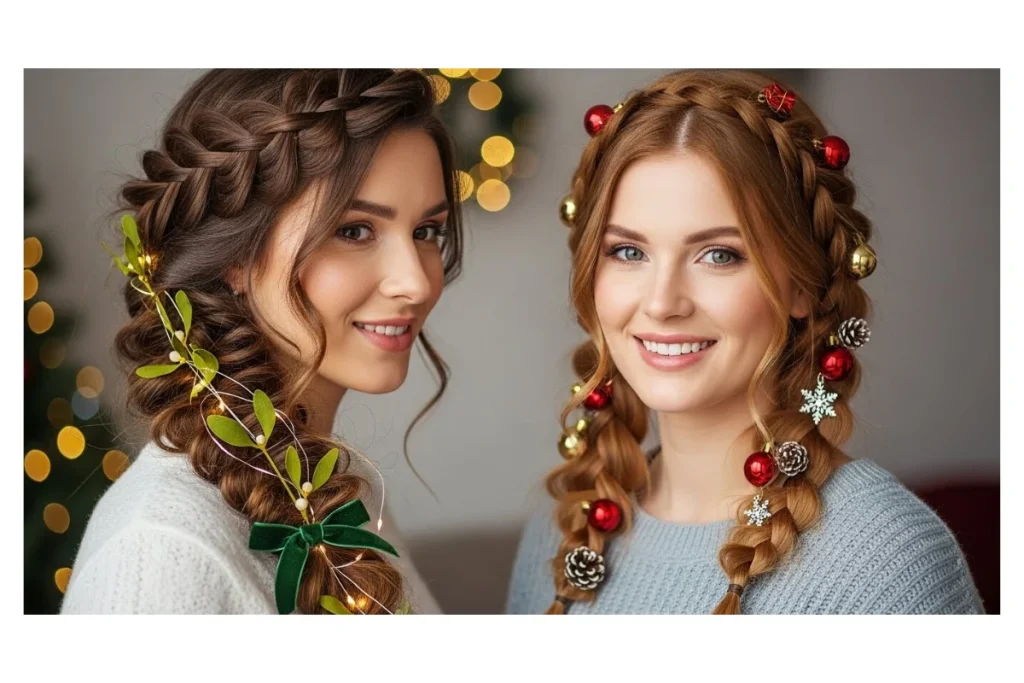 Christmas Braids for Long Hair