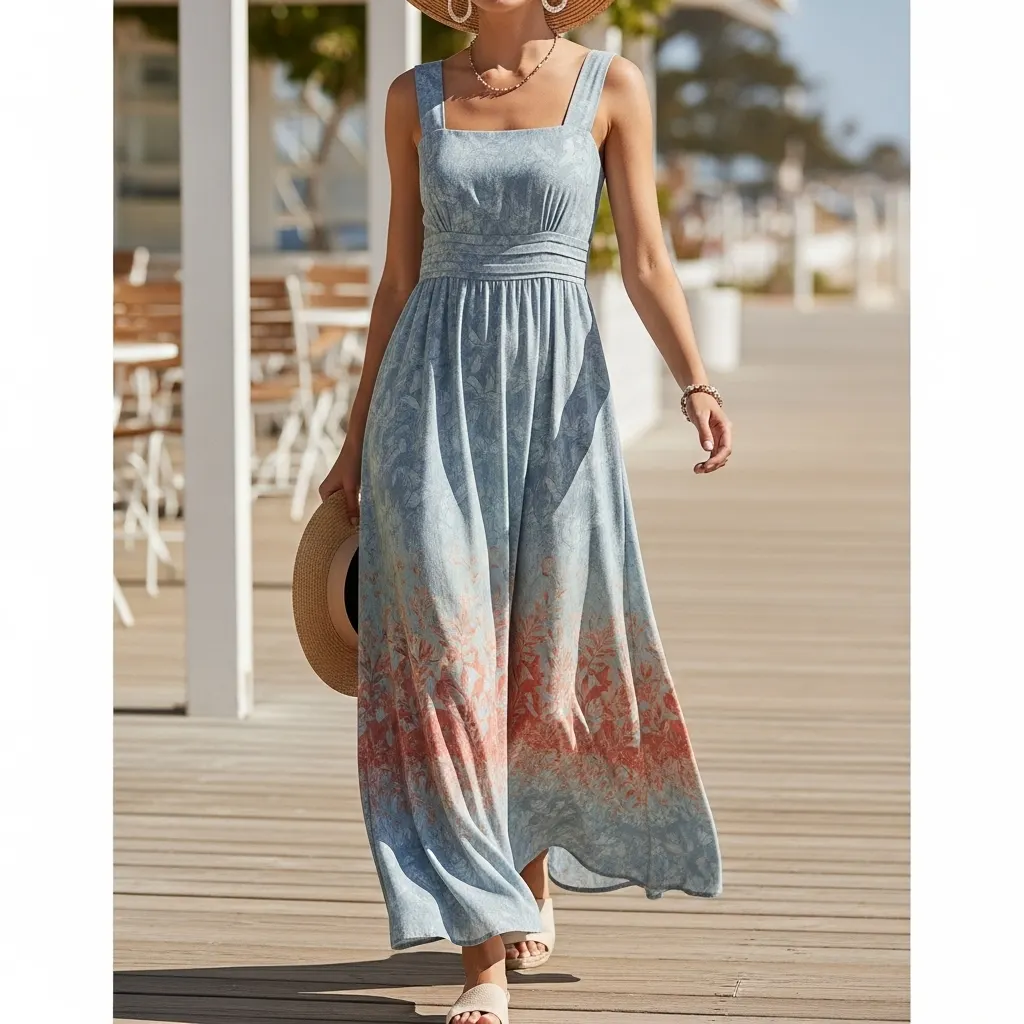 Maxi Dress with Soft Structure