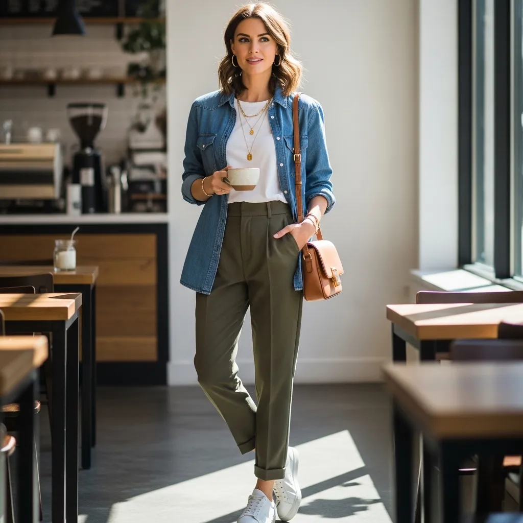 Balanced Casual and Polished Elements