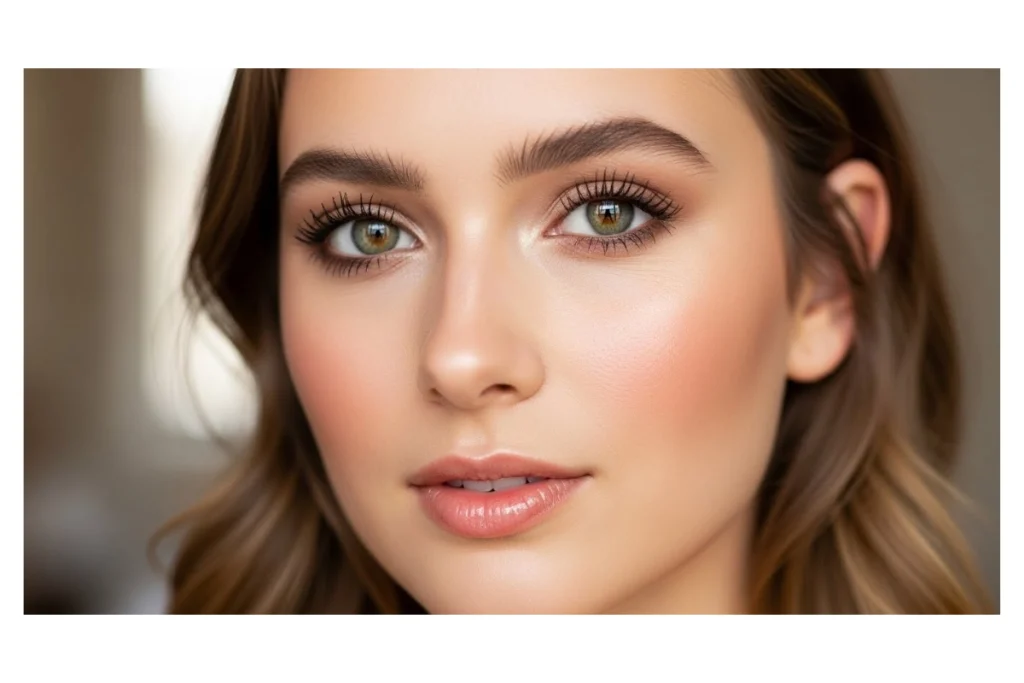 No Mascara Makeup Look