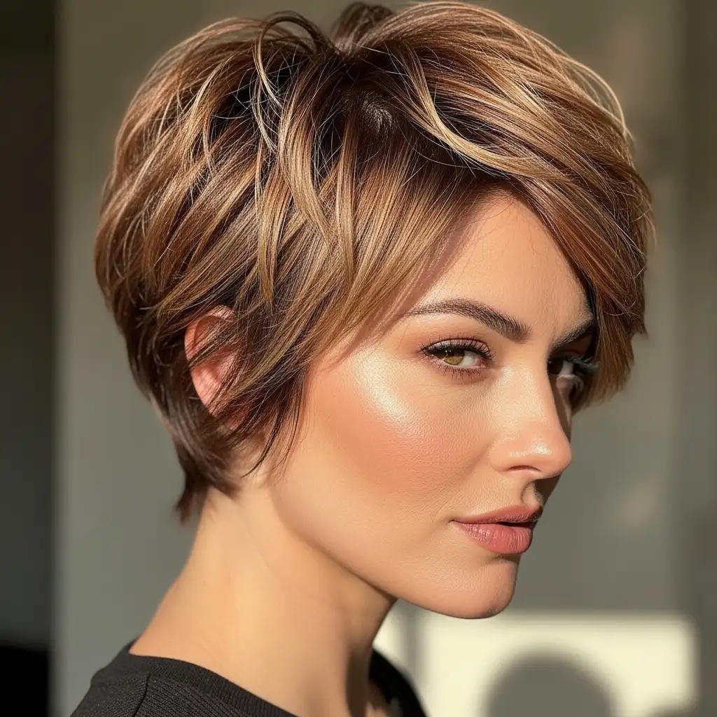 Textured Pixie Cut