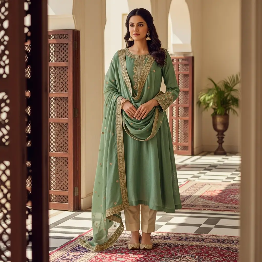 Timeless Salwar Kameez with Refined Fabric
